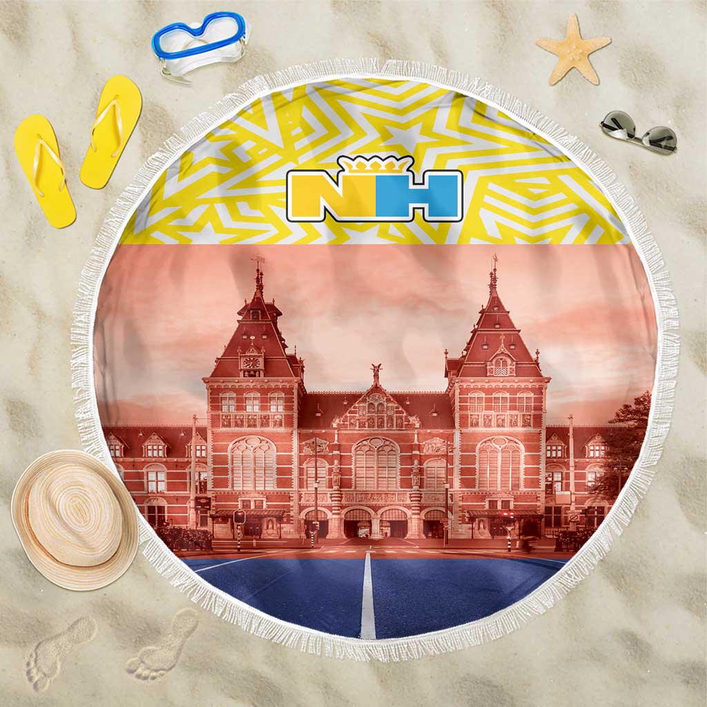 Netherlands North Holland Province Beach Blanket Flag Style