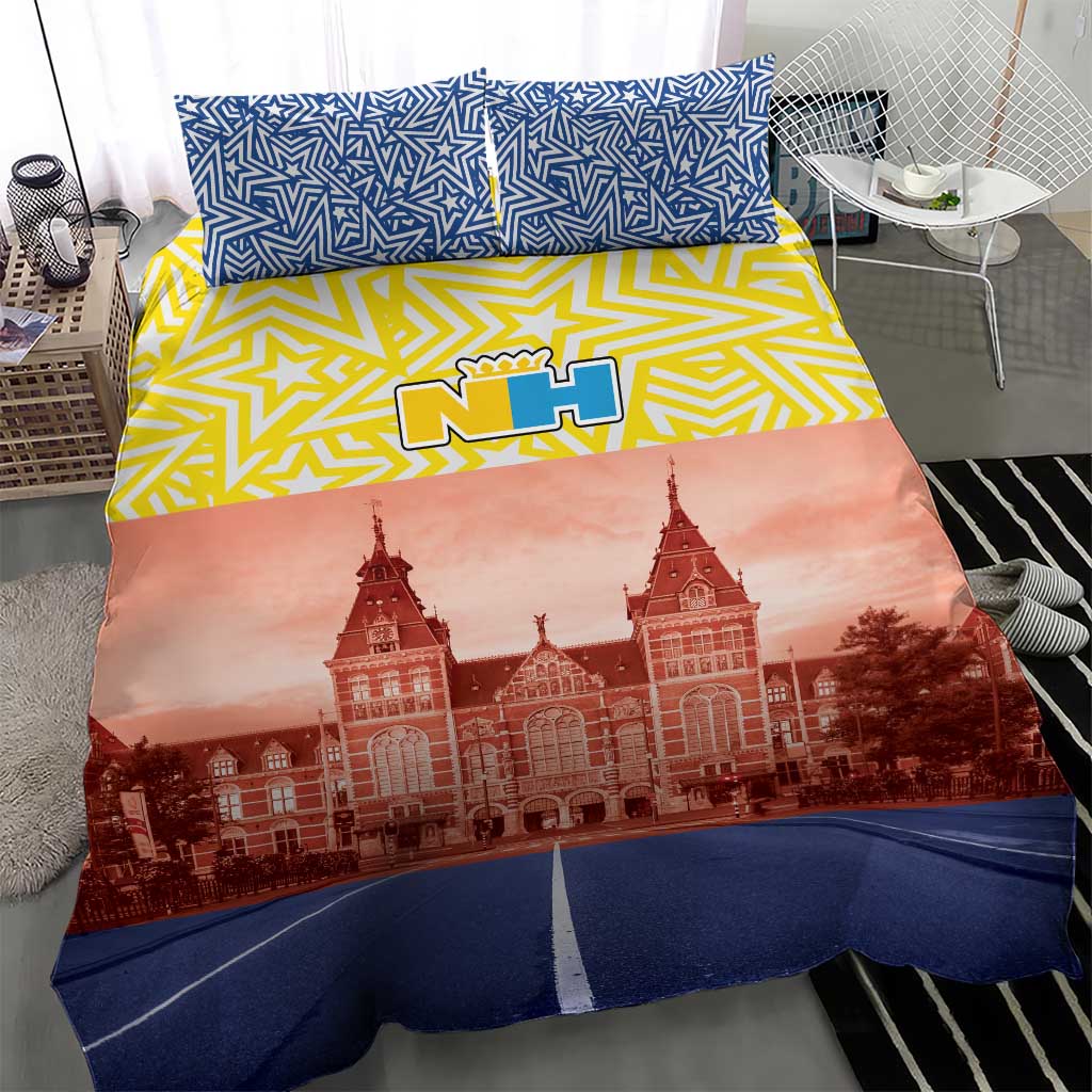 Netherlands North Holland Province Bedding Set Flag Style