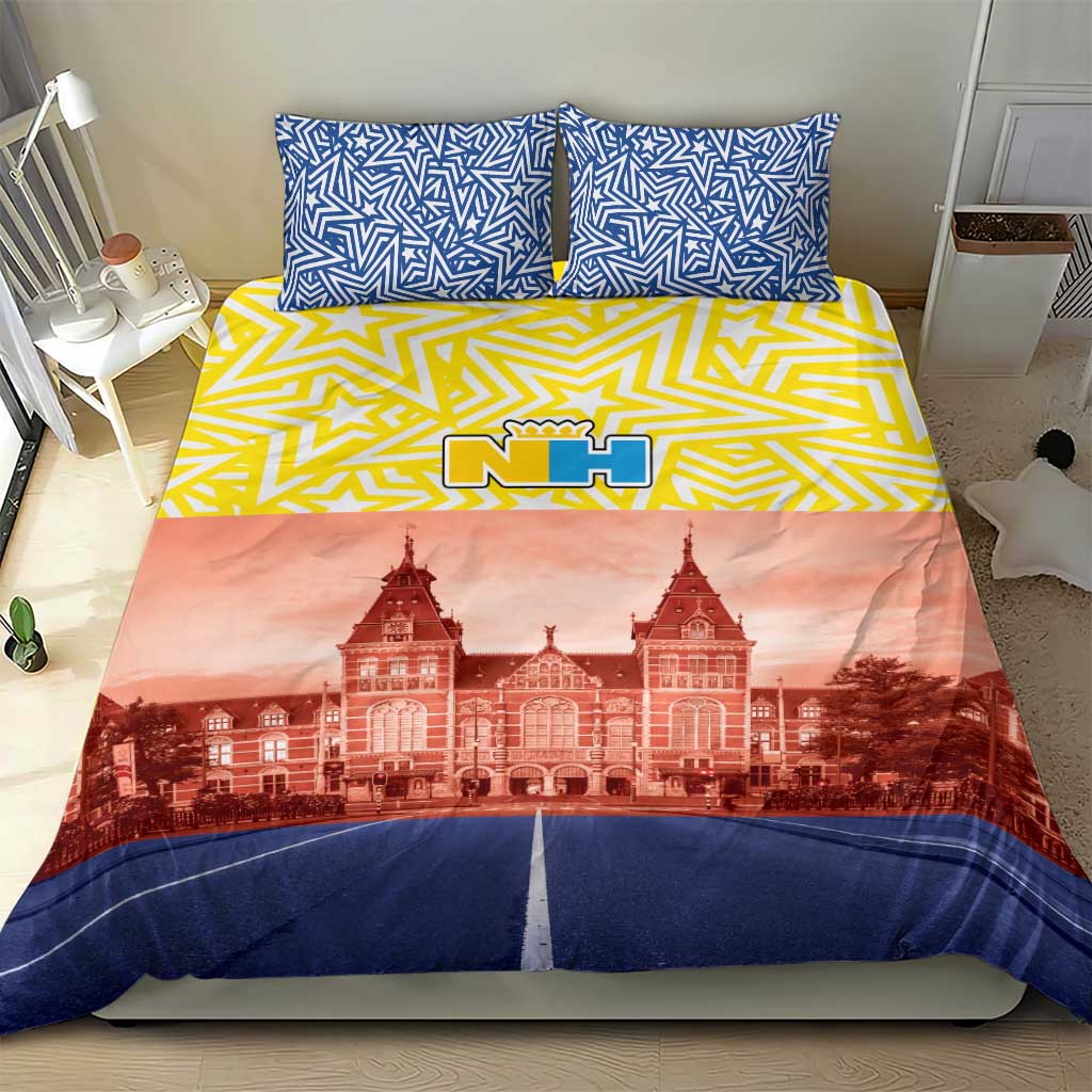 Netherlands North Holland Province Bedding Set Flag Style