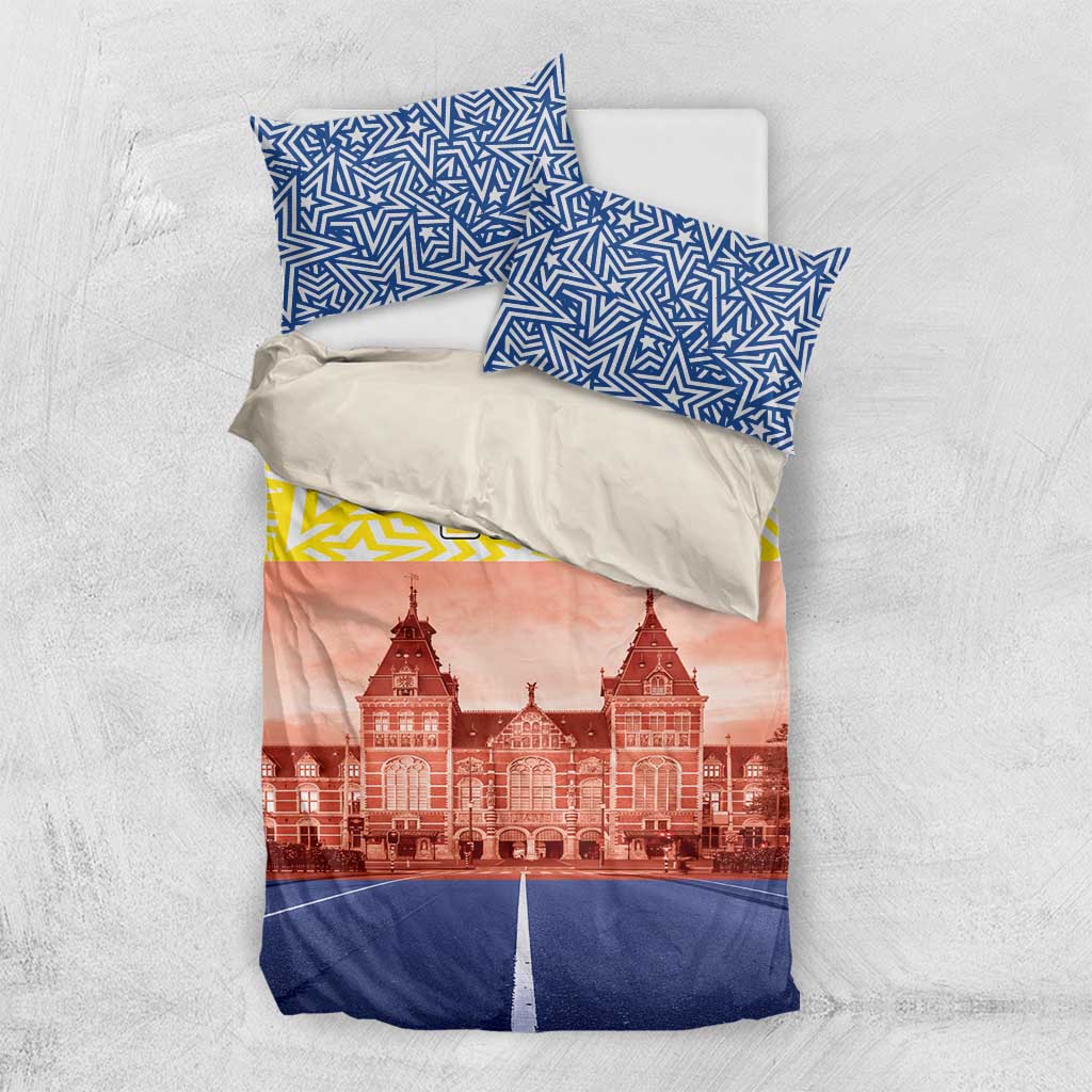 Netherlands North Holland Province Bedding Set Flag Style