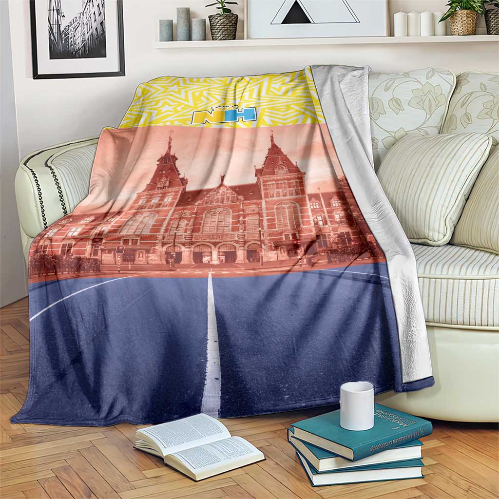 Netherlands North Holland Province Blanket Flag Style