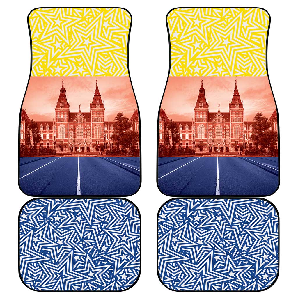 Netherlands North Holland Province Car Mats Flag Style