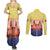 Netherlands North Holland Province Couples Matching Summer Maxi Dress and Long Sleeve Button Shirt Flag Style