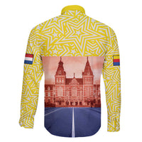 Netherlands North Holland Province Family Matching Long Sleeve Bodycon Dress and Hawaiian Shirt Flag Style