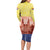 Netherlands North Holland Province Family Matching Long Sleeve Bodycon Dress and Hawaiian Shirt Flag Style