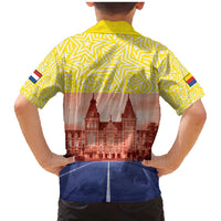 Netherlands North Holland Province Family Matching Mermaid Dress and Hawaiian Shirt Flag Style