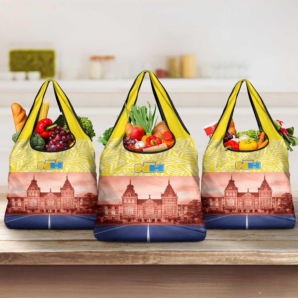 Netherlands North Holland Province Grocery Bag Flag Style