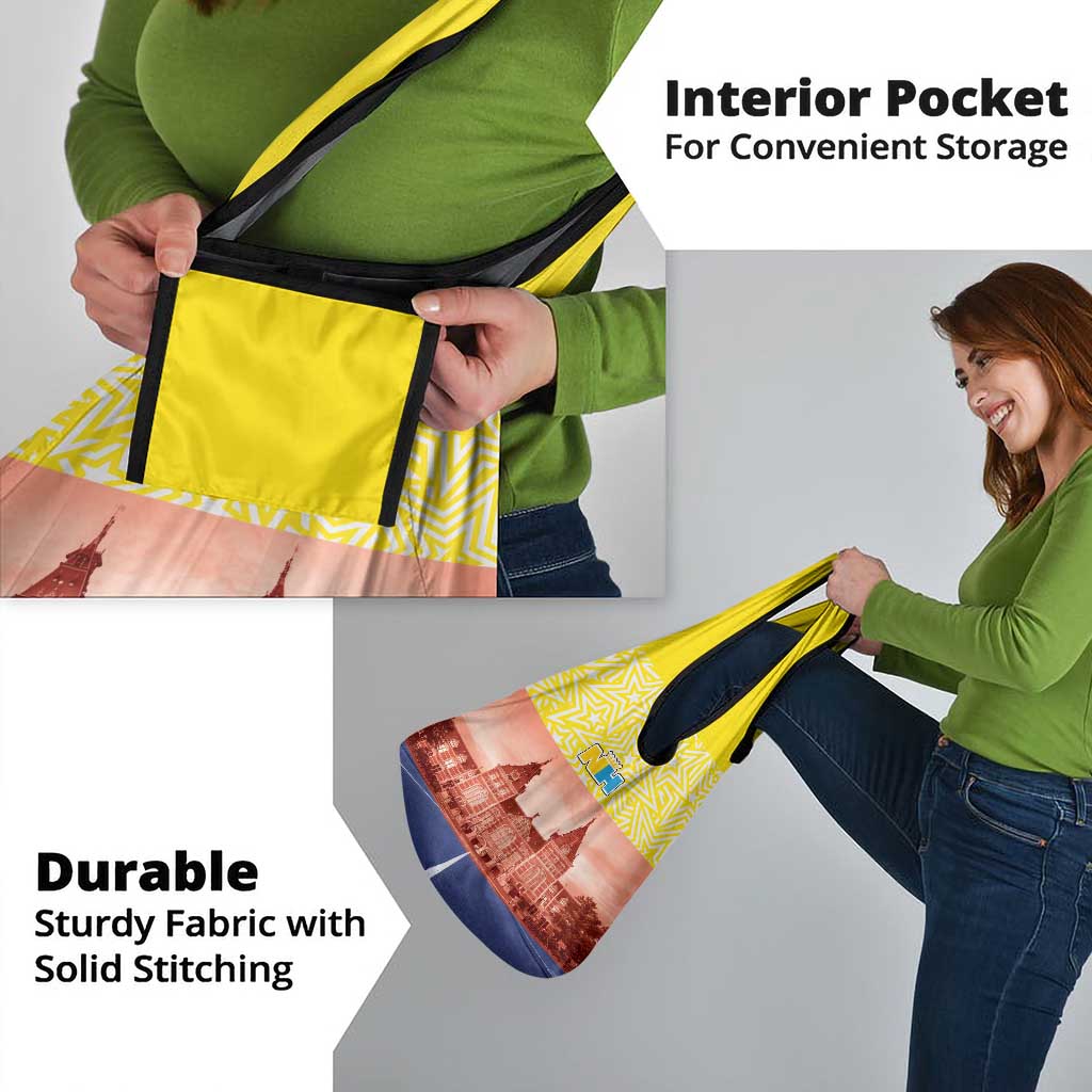 Netherlands North Holland Province Grocery Bag Flag Style