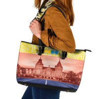 Netherlands North Holland Province Leather Tote Bag Flag Style