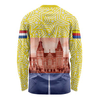 Netherlands North Holland Province Long Sleeve Shirt Flag Style