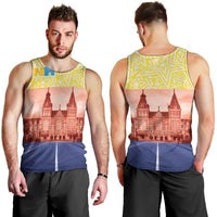 Netherlands North Holland Province Men Tank Top Flag Style