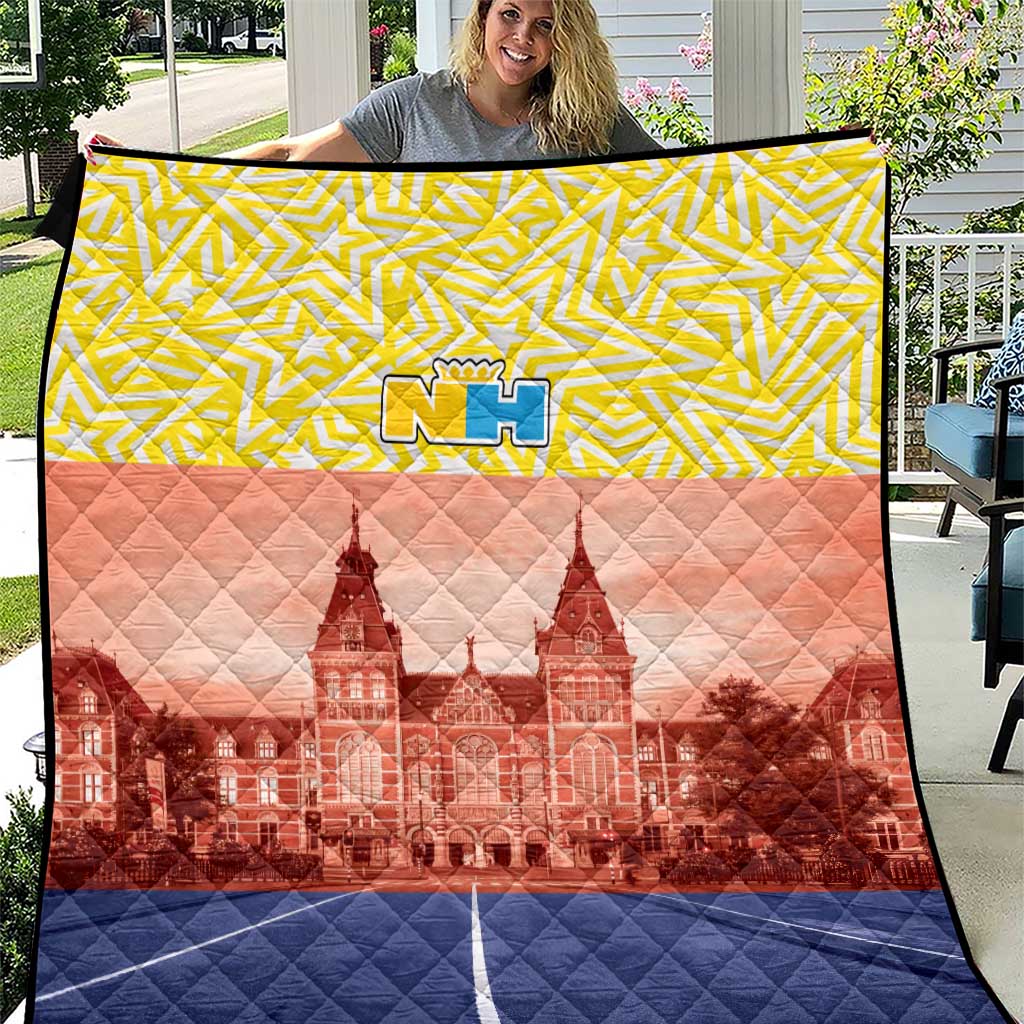 Netherlands North Holland Province Quilt Flag Style