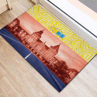 Netherlands North Holland Province Rubber Doormat Flag Style