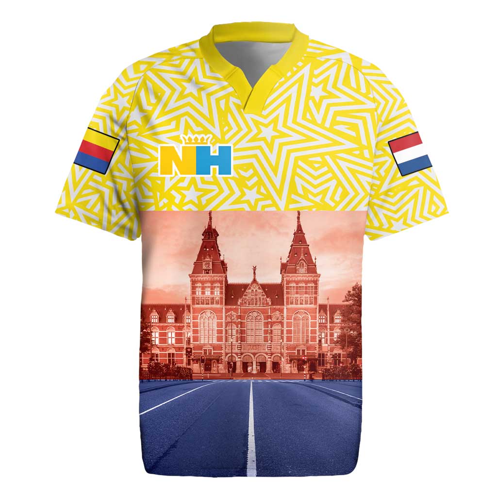 Netherlands North Holland Province Rugby Jersey Flag Style