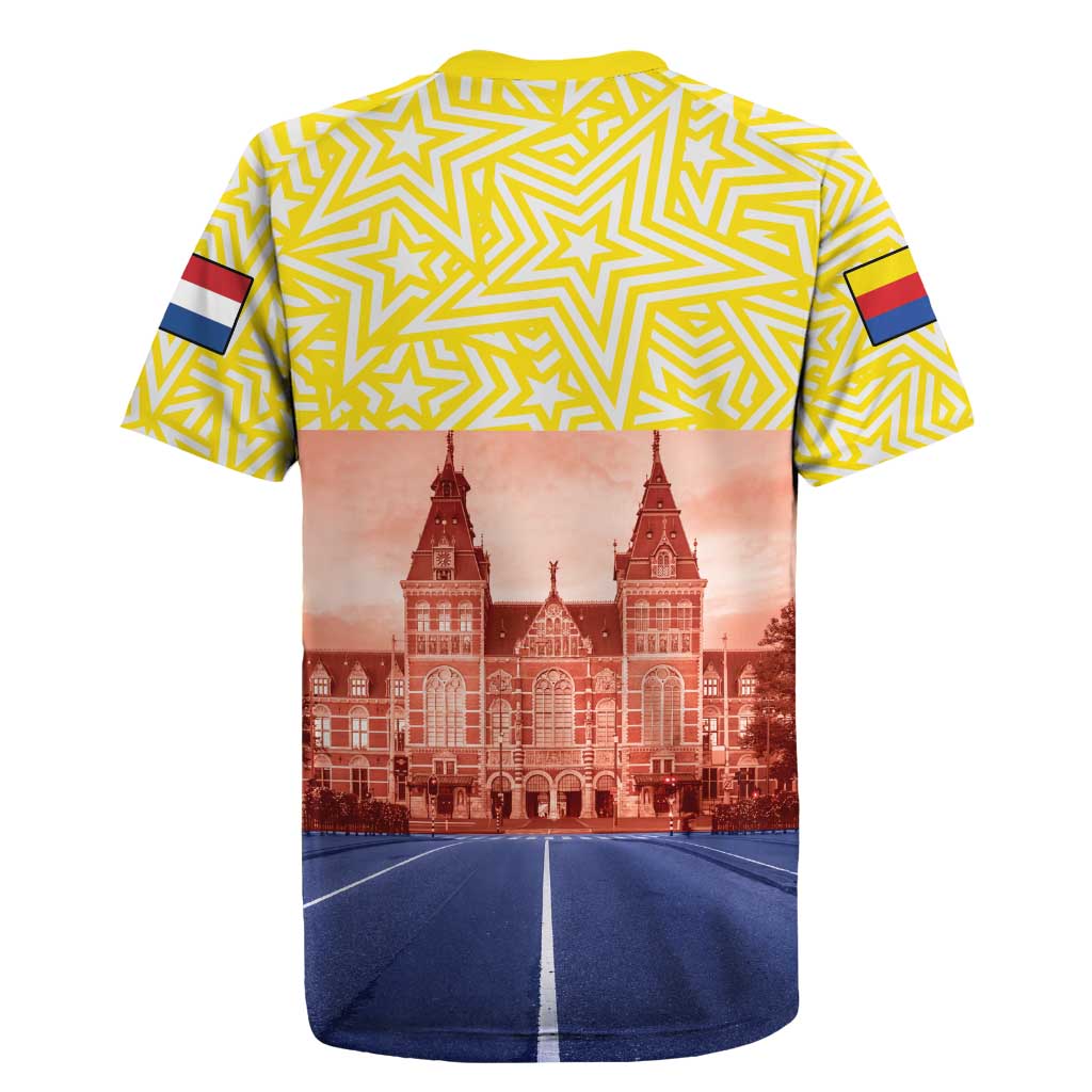 Netherlands North Holland Province Rugby Jersey Flag Style