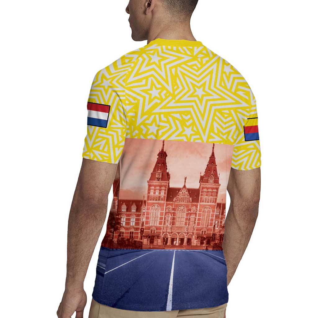 Netherlands North Holland Province Rugby Jersey Flag Style