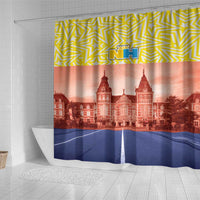 Netherlands North Holland Province Shower Curtain Flag Style