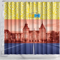 Netherlands North Holland Province Shower Curtain Flag Style
