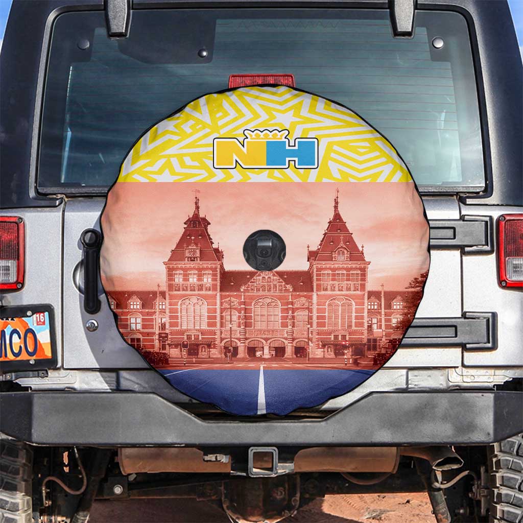 Netherlands North Holland Province Spare Tire Cover Flag Style