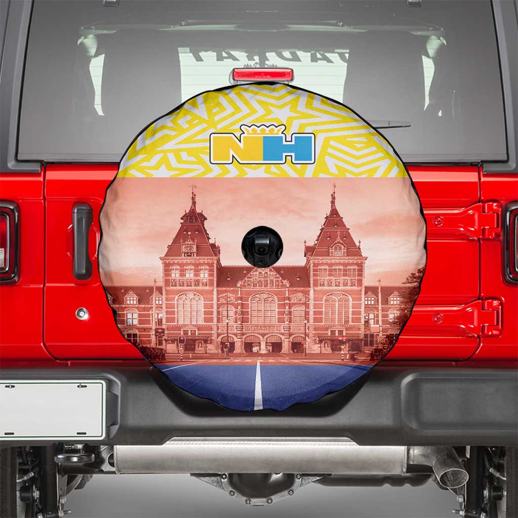 Netherlands North Holland Province Spare Tire Cover Flag Style