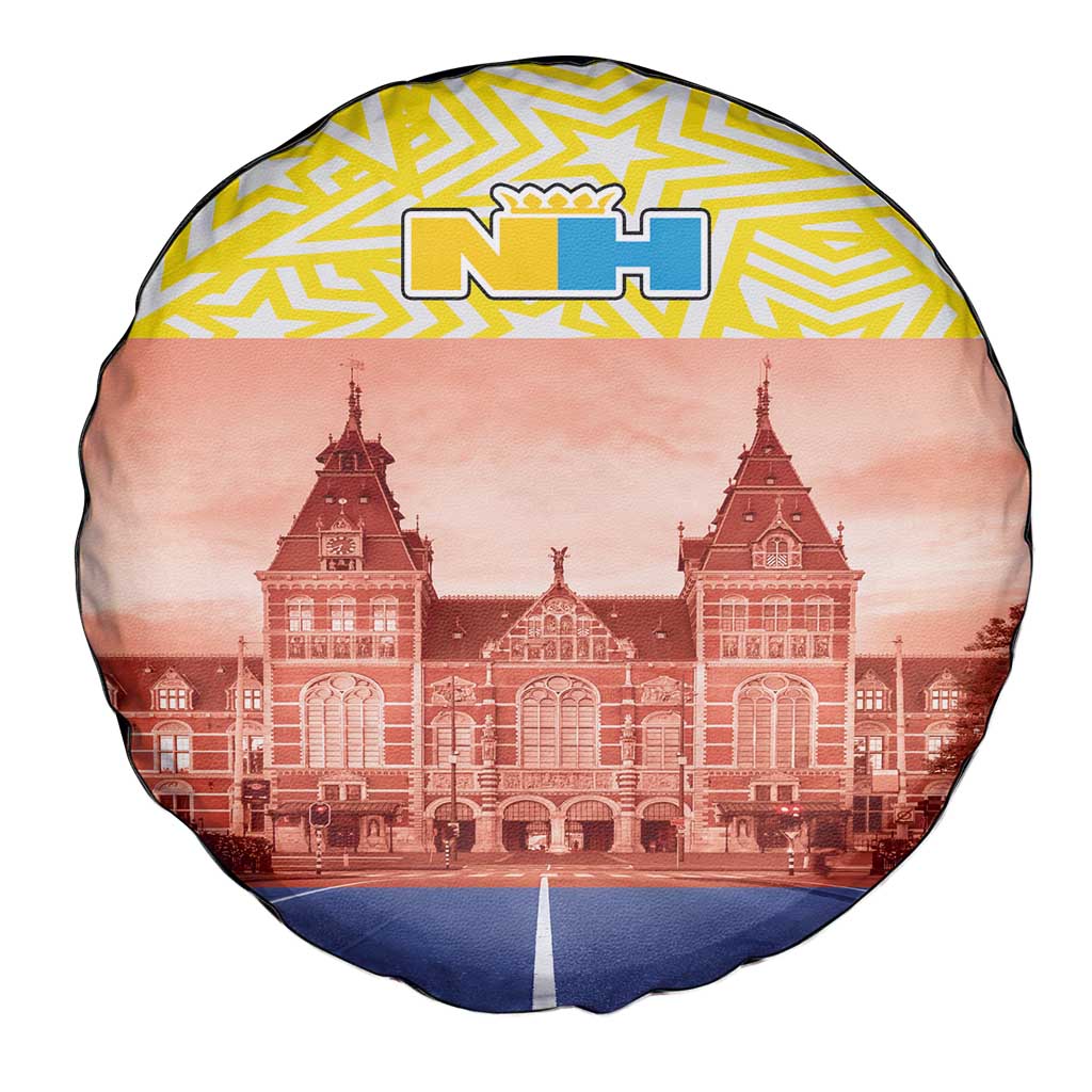 Netherlands North Holland Province Spare Tire Cover Flag Style