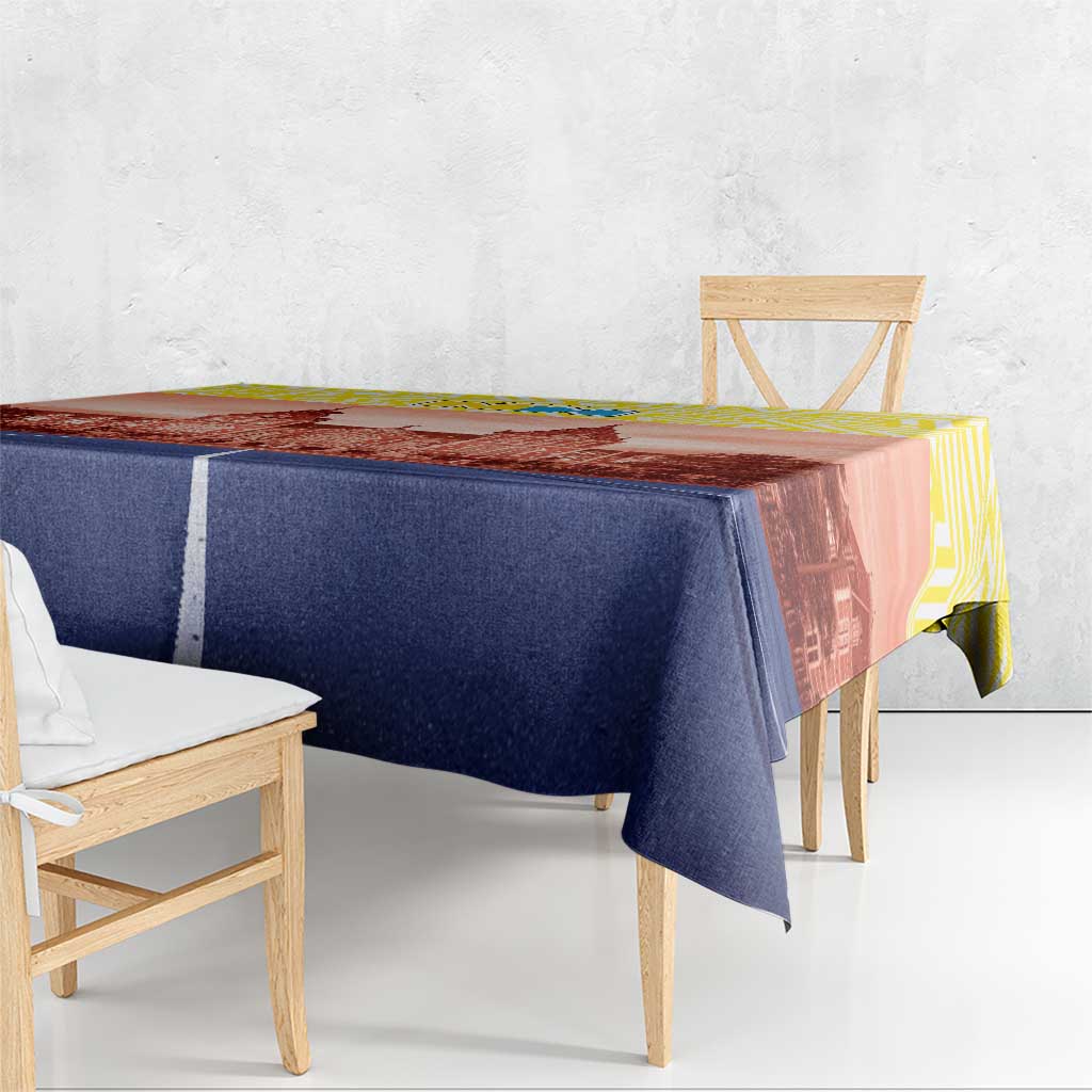 Netherlands North Holland Province Tablecloth Flag Style