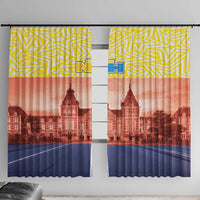 Netherlands North Holland Province Window Curtain Flag Style