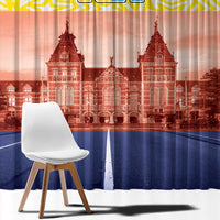 Netherlands North Holland Province Window Curtain Flag Style