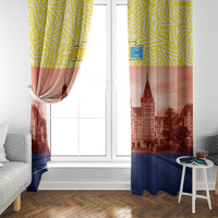 Netherlands North Holland Province Window Curtain Flag Style
