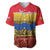 Netherlands Overijssel Province Baseball Jersey Flag Style
