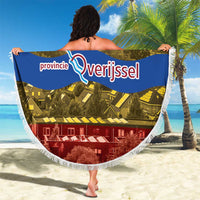 Netherlands Overijssel Province Beach Blanket Flag Style
