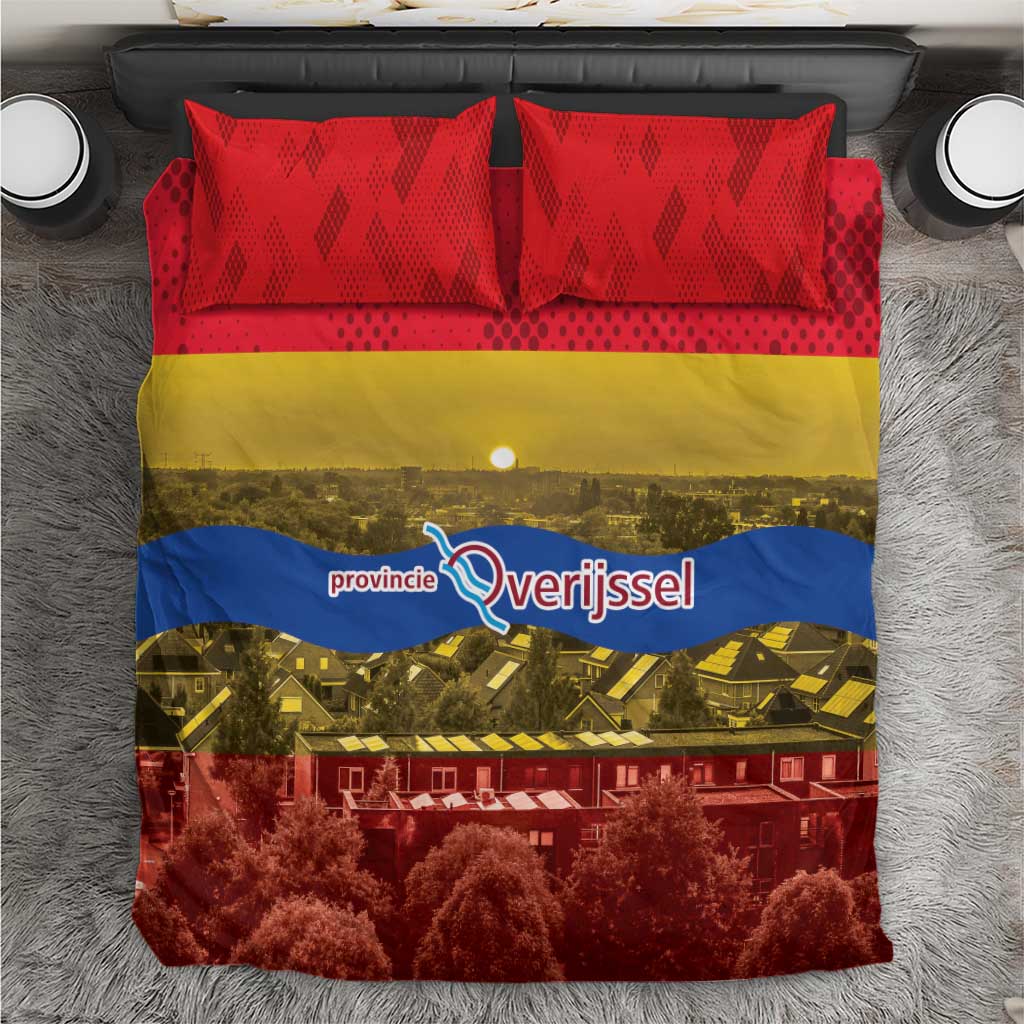 Netherlands Overijssel Province Bedding Set Flag Style