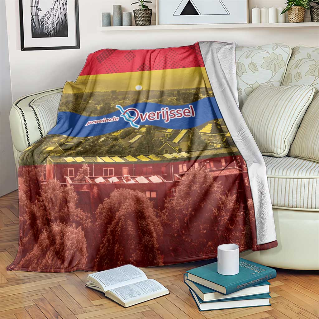 Netherlands Overijssel Province Blanket Flag Style