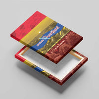 Netherlands Overijssel Province Canvas Wall Art Flag Style