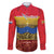 Netherlands Overijssel Province Family Matching Long Sleeve Bodycon Dress and Hawaiian Shirt Flag Style