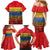 Netherlands Overijssel Province Family Matching Mermaid Dress and Hawaiian Shirt Flag Style
