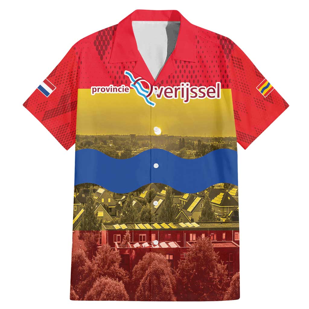 Netherlands Overijssel Province Family Matching Mermaid Dress and Hawaiian Shirt Flag Style