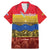 Netherlands Overijssel Province Family Matching Mermaid Dress and Hawaiian Shirt Flag Style