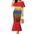Netherlands Overijssel Province Family Matching Mermaid Dress and Hawaiian Shirt Flag Style
