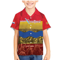Netherlands Overijssel Province Family Matching Mermaid Dress and Hawaiian Shirt Flag Style