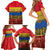 Netherlands Overijssel Province Family Matching Short Sleeve Bodycon Dress and Hawaiian Shirt Flag Style