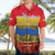 Netherlands Overijssel Province Hawaiian Shirt Flag Style