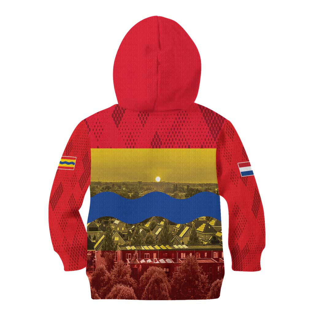 Netherlands Overijssel Province Kid Hoodie Flag Style