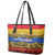 Netherlands Overijssel Province Leather Tote Bag Flag Style