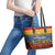 Netherlands Overijssel Province Leather Tote Bag Flag Style