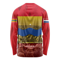 Netherlands Overijssel Province Long Sleeve Shirt Flag Style