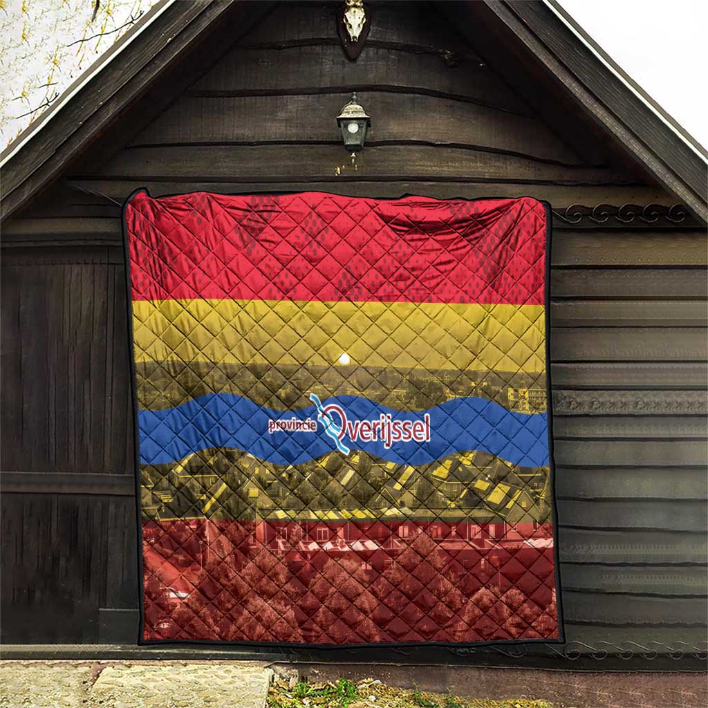 Netherlands Overijssel Province Quilt Flag Style