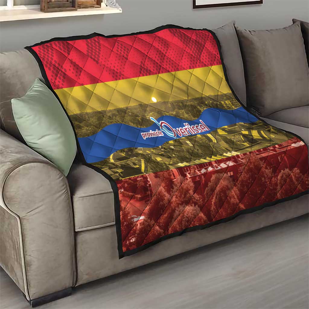 Netherlands Overijssel Province Quilt Flag Style