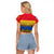 Netherlands Overijssel Province Raglan Cropped T Shirt Flag Style