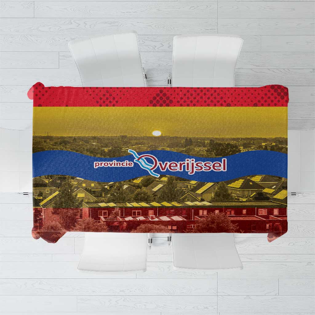Netherlands Overijssel Province Tablecloth Flag Style
